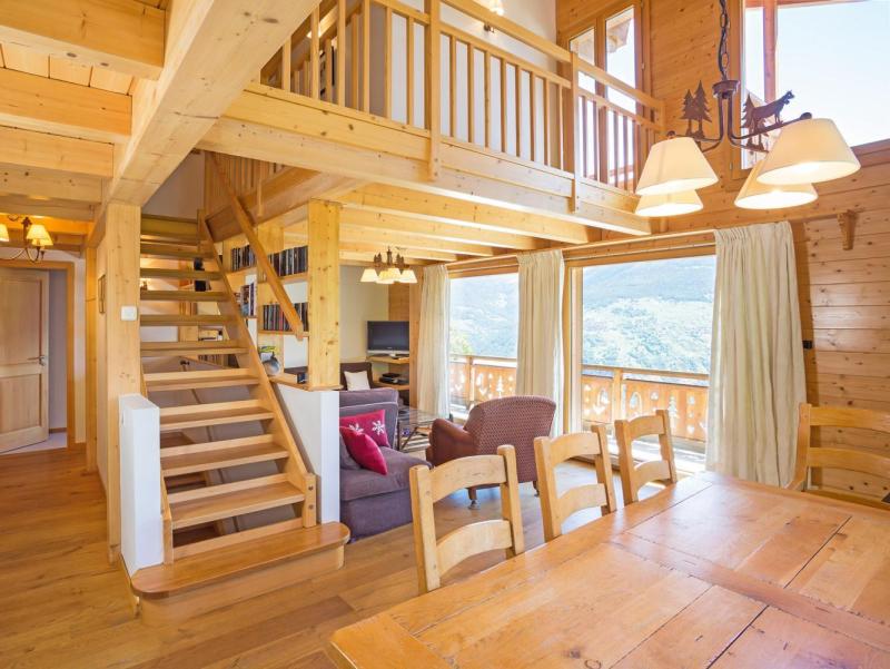 Holiday in mountain resort 6 room chalet 8 people - Chalet Mountain Star - Thyon - Living room