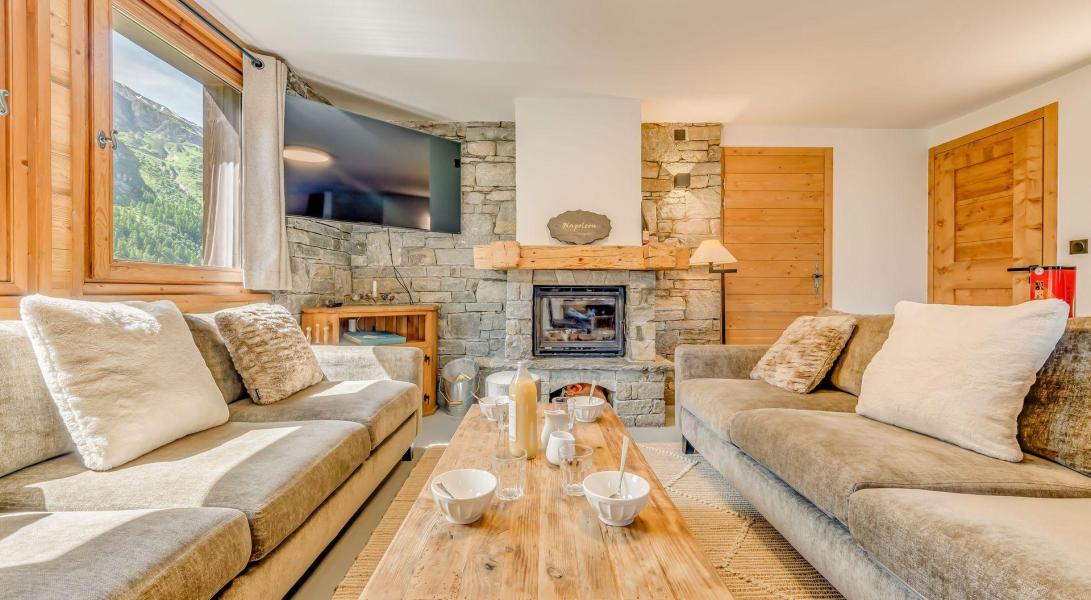 Vacances en montagne Chalet triplex 6 pièces 10 personnes (CH) - Chalet Napoléon - Tignes - Séjour