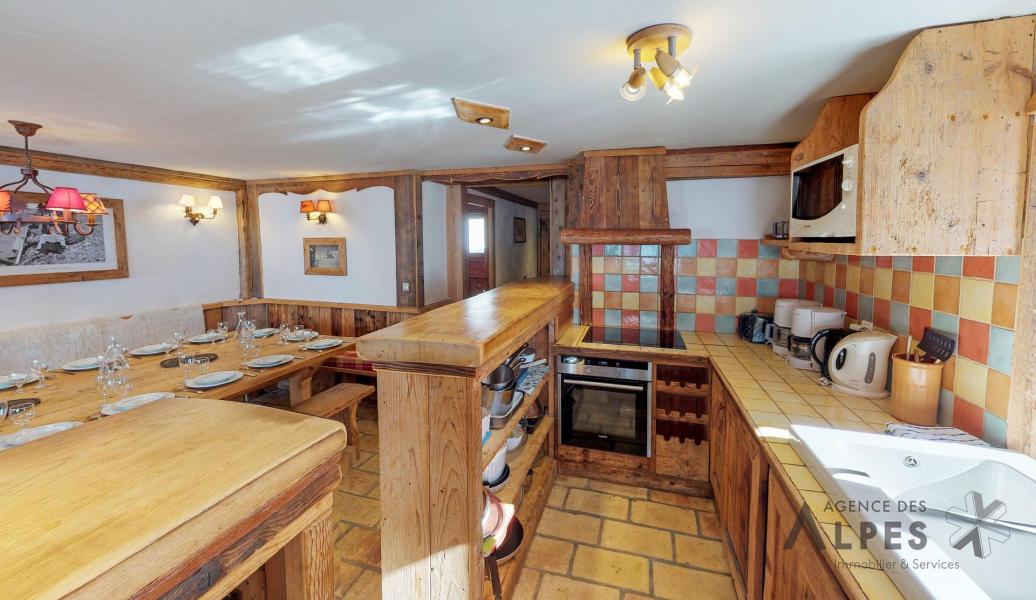 Vakantie in de bergen Chalet triplex 8 kamers 15 personen - Chalet Nécou - Les Menuires - Woonkamer