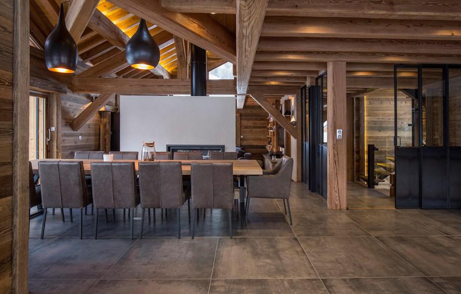 Holiday in mountain resort Chalet Or des Cimes - Valloire - Dining area