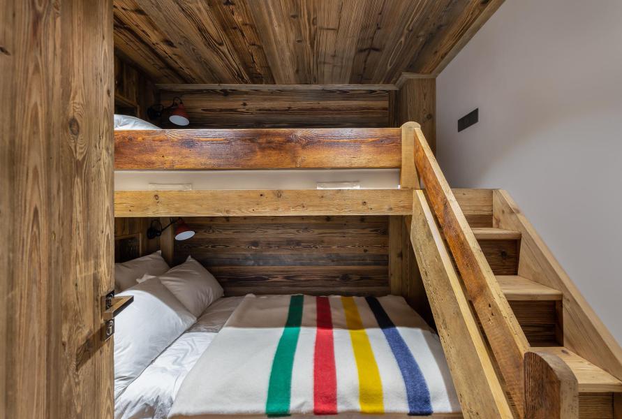 Holiday in mountain resort 5 room triplex chalet 10 people - Chalet Ours Noir - Val d'Isère - Bunk beds