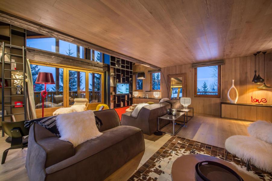 Holiday in mountain resort 6 room chalet 10 people - Chalet Overview - Courchevel - Living room