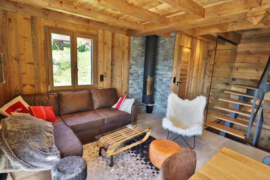 Vacances en montagne Chalet 4 pièces 6 personnes - Chalet P'tiou - Les Gets - Séjour