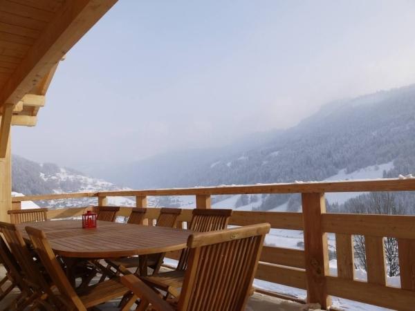 Vacances en montagne Chalet 5 pièces 10 personnes (001) - Chalet Panorama - Le Grand Bornand - Terrasse