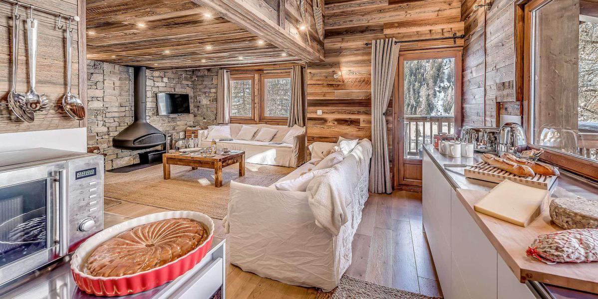 Vacanze in montagna Chalet semi-individuale 7 stanze per 12 persone (CH) - Chalet Paradis Blanc - Tignes - Soggiorno