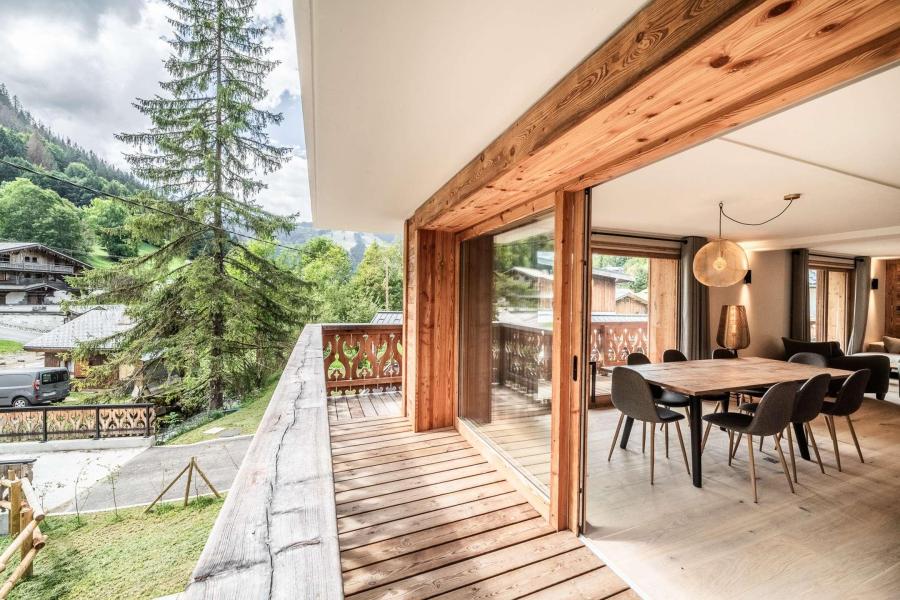 Vacaciones en montaña Apartamento 5 piezas para 8 personas (A102) - Chalet Pascal - Morzine - Balcón