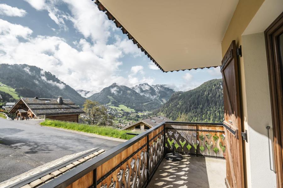 Skiverleih 4-Zimmer-Appartment für 8 Personen - Chalet Pensée des Alpes - Châtel - Draußen im Sommer