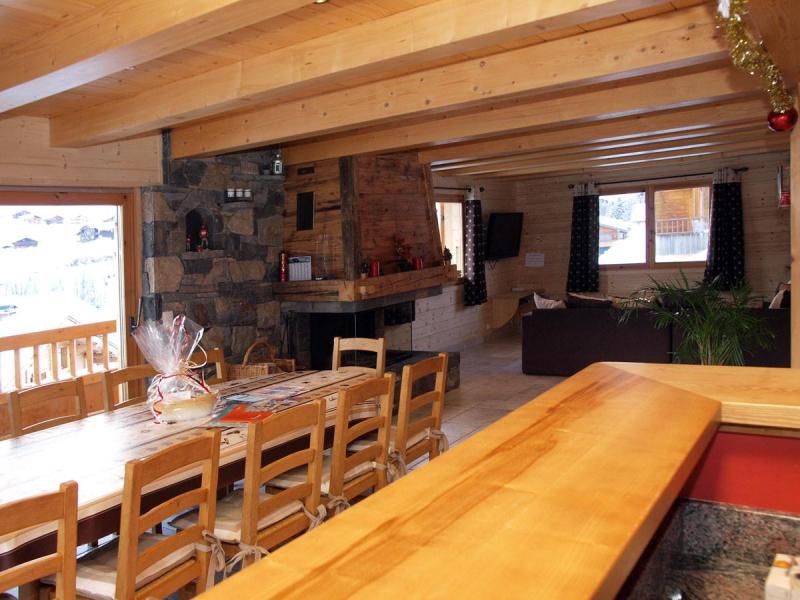 Urlaub in den Bergen 6 Zimmer Chalet für 12 Personen - Chalet Perle des Neiges - Le Grand Bornand - Wohnzimmer