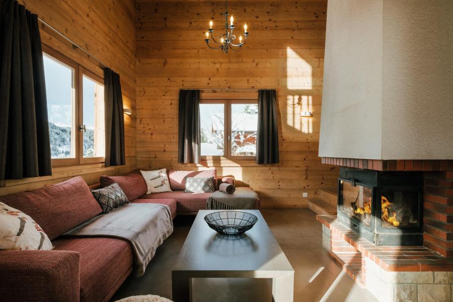 Urlaub in den Bergen 5 Zimmer Chalet für 8 Personen (06) - Chalet Pistes Du Soleil 6 Bartavelles - La Clusaz - Wohnzimmer