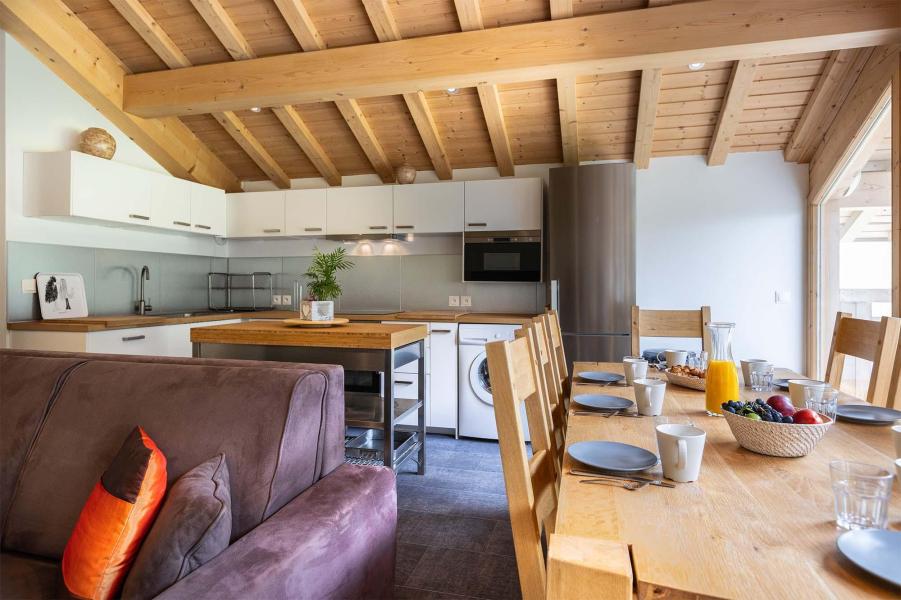 Vacances en montagne Chalet duplex 5 pièces 10 personnes - Chalet Ponturin - Peisey-Vallandry - Séjour