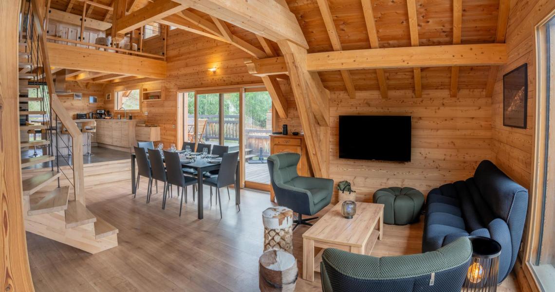 Vacanze in montagna Chalet 7 stanze per 15 persone (CHAPRA34) - Chalet Pramouton - Les Orres - Soggiorno