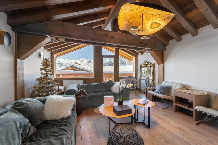 Holiday in mountain resort 7 room chalet 14 people - Chalet Prosper - Courchevel - Living room
