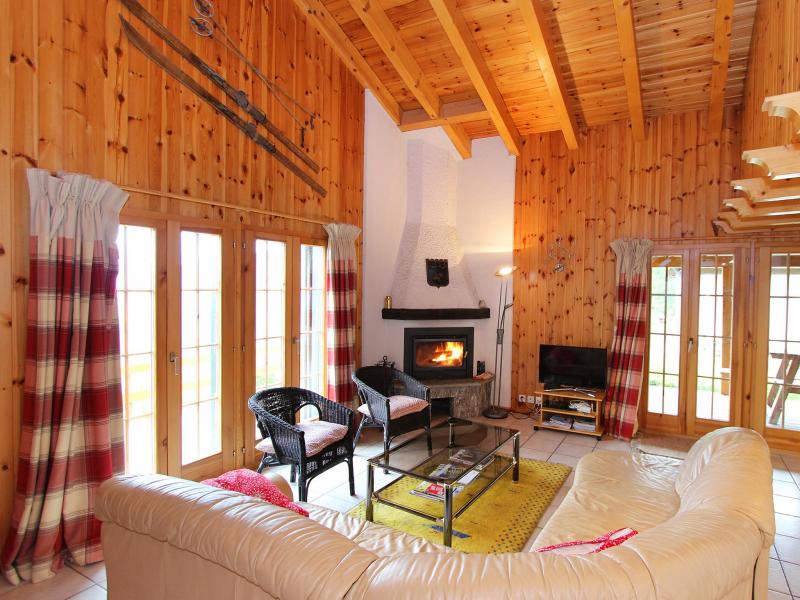 Holiday in mountain resort Chalet Quatre Vallées - La Tzoumaz - Living room
