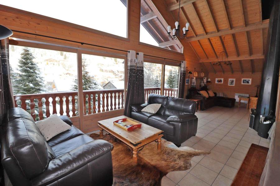 Holiday in mountain resort 5 room chalet 8 people - Chalet Renaissance - Les Gets - Living room