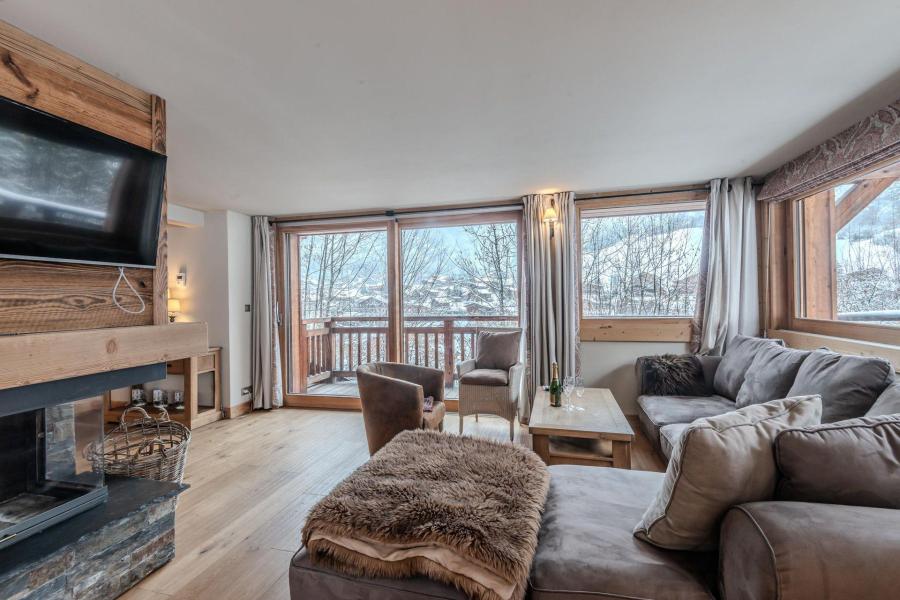Holiday in mountain resort Semi-detached 5 room chalet 10 people (2) - Chalet Rosemary - Morzine - Living room
