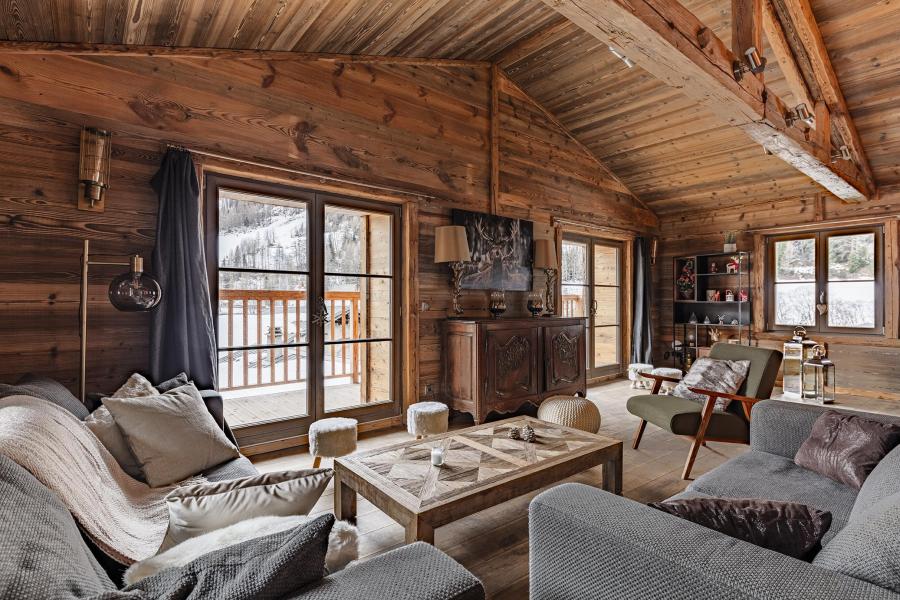 Holiday in mountain resort Chalet Sachette - Tignes - Living room