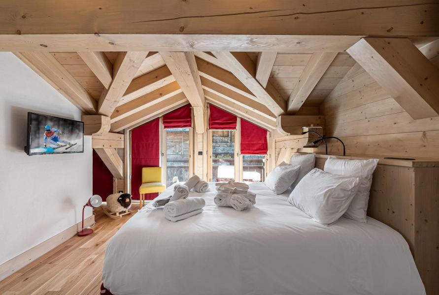 Holiday in mountain resort 6 room duplex chalet 11 people - Chalet Saint Joseph - Val d'Isère - Bedroom