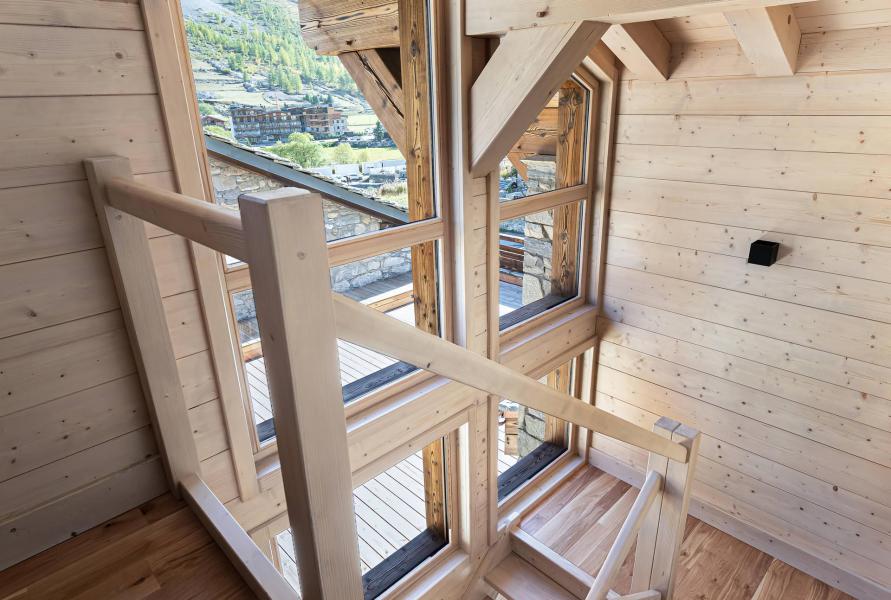 Vacances en montagne Chalet duplex 6 pièces 11 personnes - Chalet Saint Joseph - Val d'Isère - Escalier