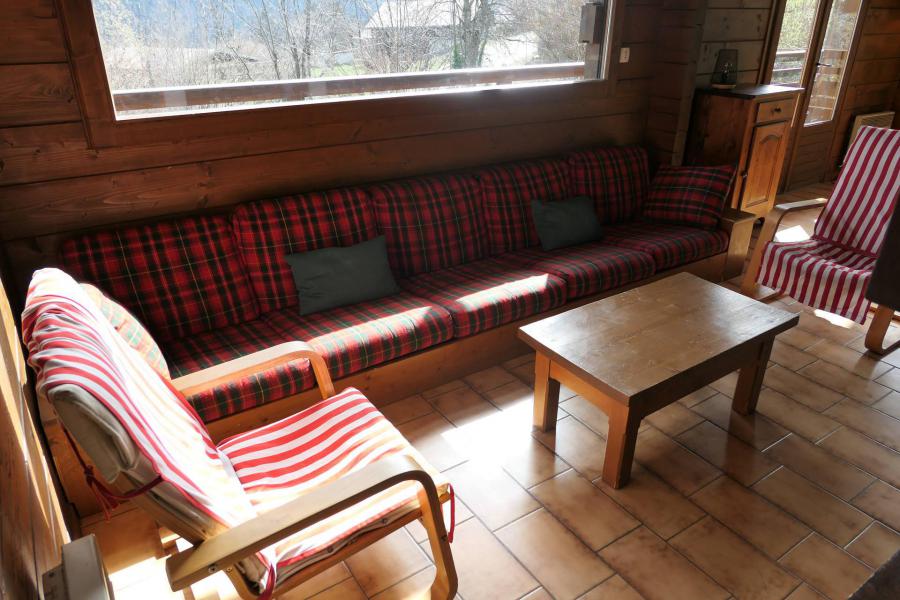 Holiday in mountain resort 5 room duplex chalet 8 people - Chalet Saint Nicolas - Saint Gervais - Living room