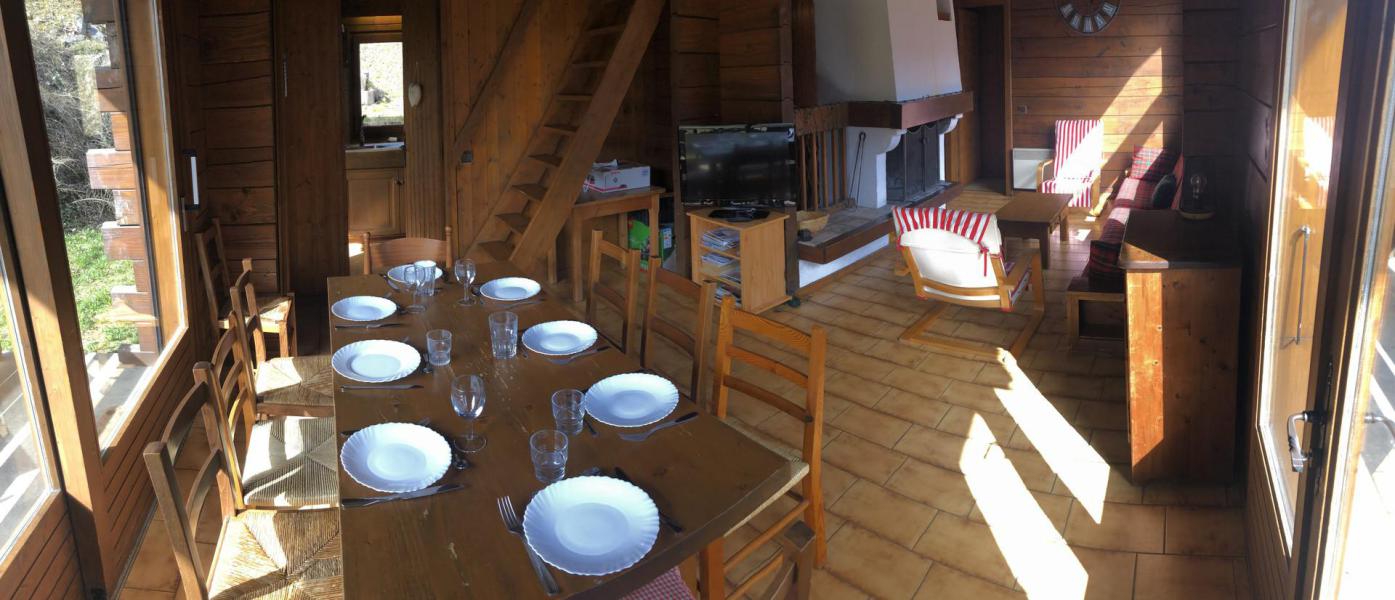 Vakantie in de bergen Chalet duplex 5 kamers 8 personen - Chalet Saint Nicolas - Saint Gervais - Woonkamer
