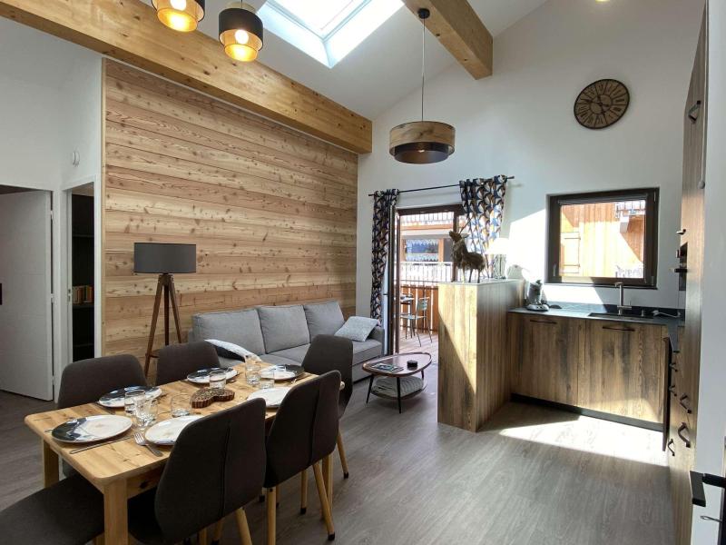 Vakantie in de bergen Appartement 3 kamers 6 personen (220-B205) - Chalet Saint Victor - Praz sur Arly - Woonkamer