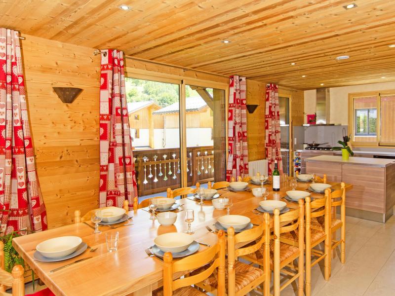 Vacances en montagne Chalet Ski Royal - Les Menuires - Salle à manger