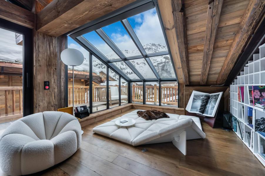 Vakantie in de bergen Chalet quadriplex 6 kamers 10 personen - Chalet Snowy Breeze - Val d'Isère - Woonkamer