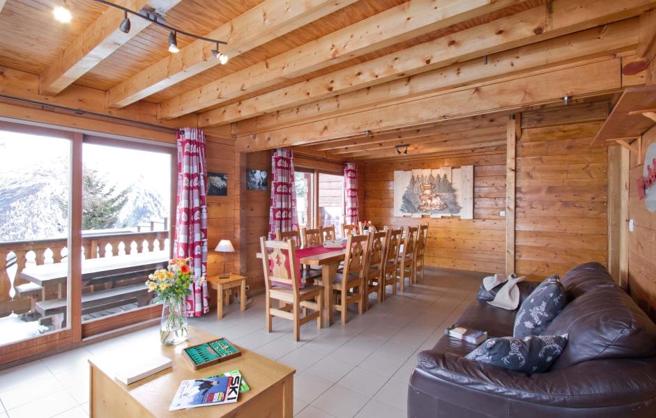 Holiday in mountain resort Chalet Soleil Levant - Les 2 Alpes - Living room