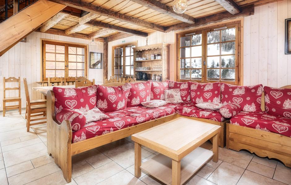 Holiday in mountain resort Chalet Sporting Lodge - La Plagne - Living room