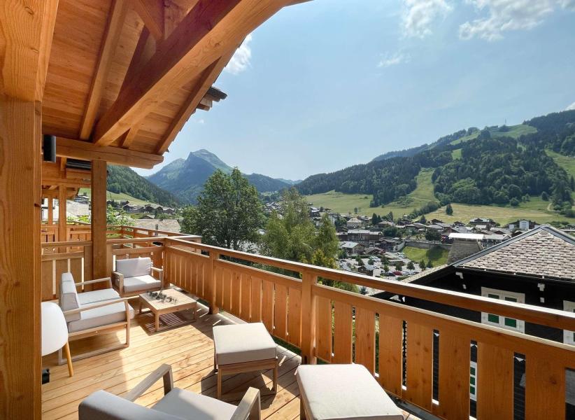 Rent in ski resort 5 room triplex chalet 9 people - Chalet Tilly - Morzine - Summer outside