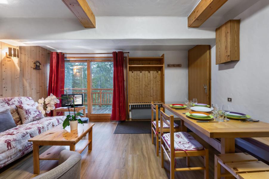 Holiday in mountain resort 2 room apartment 4 people - Chalet Toutounier - Courchevel - Living room
