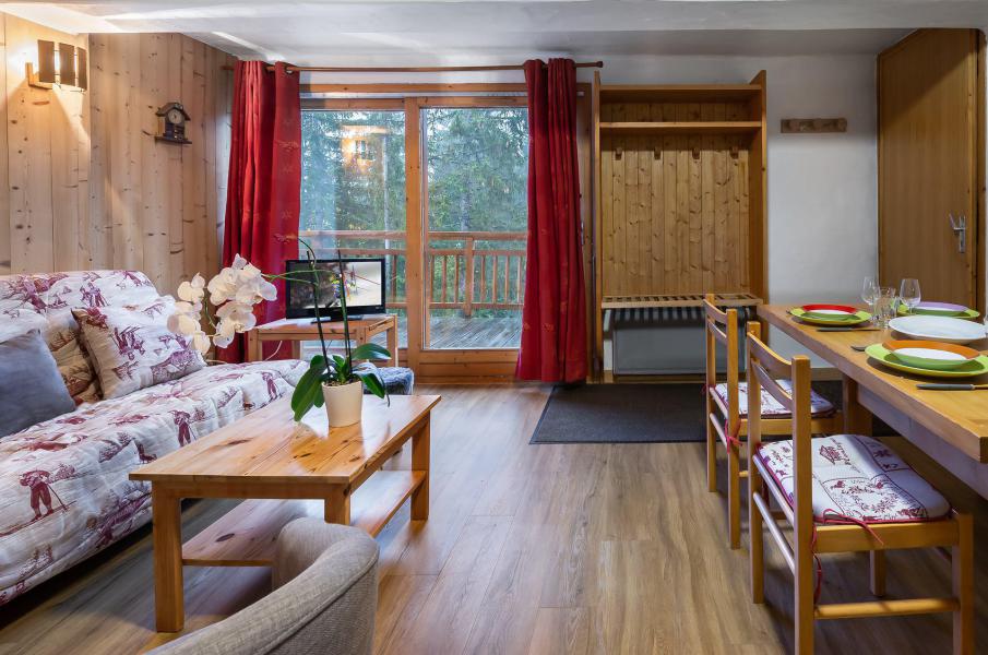 Vakantie in de bergen Appartement 2 kamers 4 personen - Chalet Toutounier - Courchevel - Woonkamer