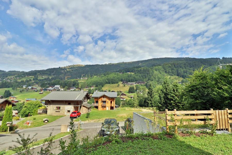 Rent in ski resort 2 room apartment 4 people - Chalet Trois Fleurs - Les Gets - Summer outside