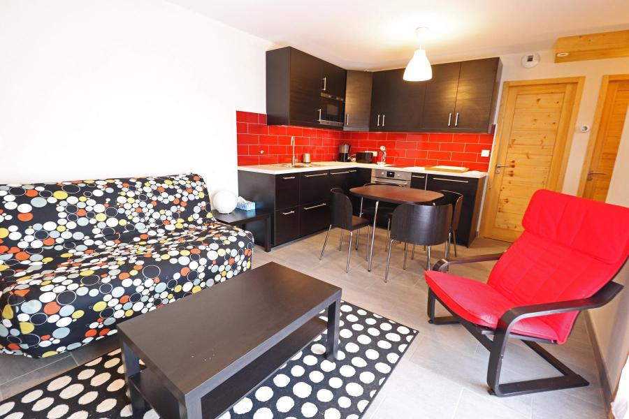 Vakantie in de bergen Appartement 2 kamers 4 personen - Chalet Trois Fleurs - Les Gets - Woonkamer