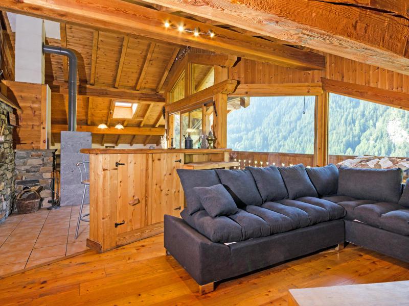 Holiday in mountain resort Chalet Ulysse - Peisey-Vallandry - Living area