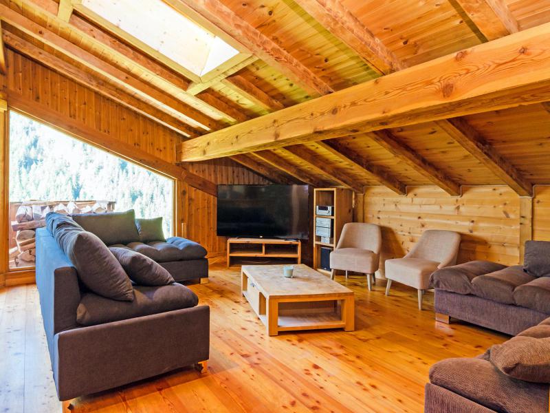 Holiday in mountain resort Chalet Ulysse - Peisey-Vallandry - Living room