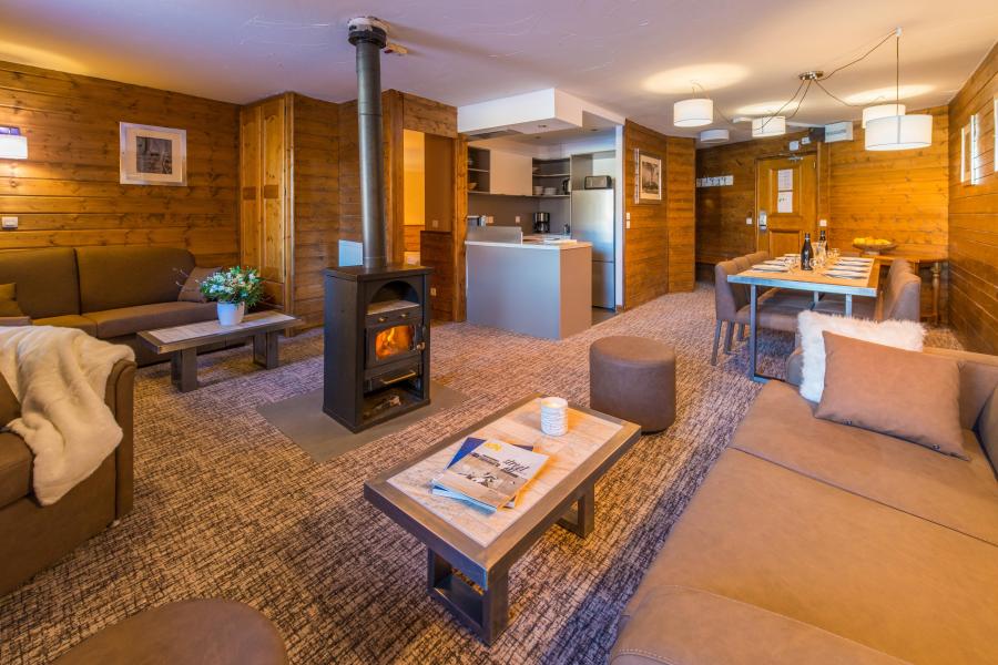 Urlaub in den Bergen 5 Zimmer Appartement für 8-10 Personen (Grand Confort) - Chalet Val 2400 - Val Thorens - Wohnzimmer