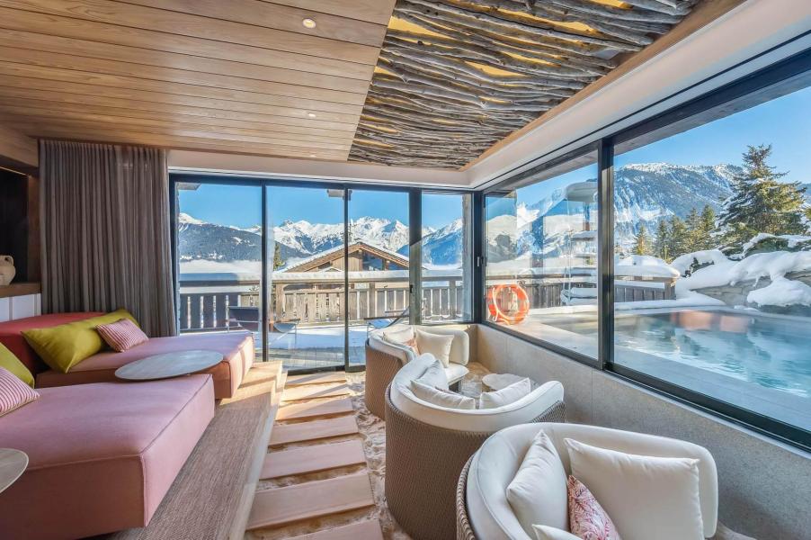 Urlaub in den Bergen 10 Zimmer Chalet für 15 Personen - Chalet Whitesand - Courchevel - Wohnzimmer