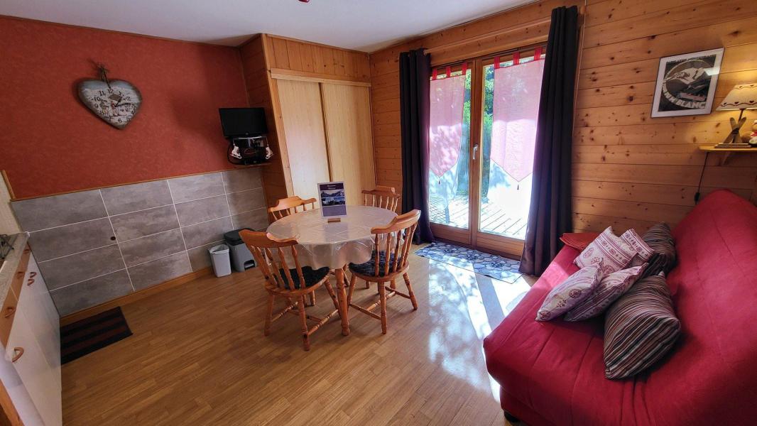 Vakantie in de bergen Appartement 2 kamers 4 personen (1) - CHALET WOODY WOOD - La Tania - Woonkamer