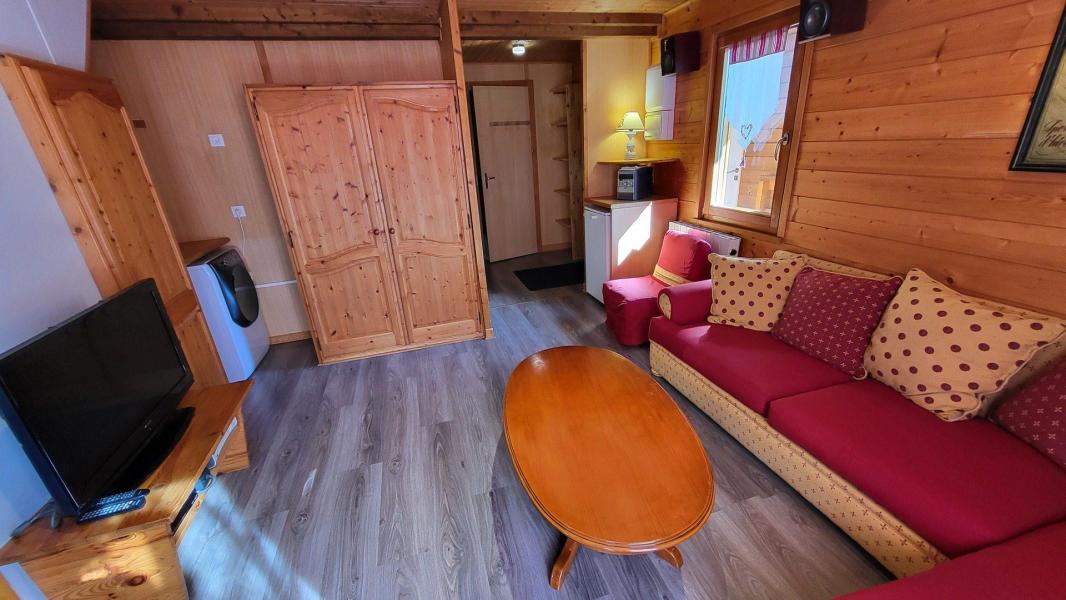 Vakantie in de bergen Appartement 5 kamers 10 personen (3) - CHALET WOODY WOOD - La Tania - Woonkamer