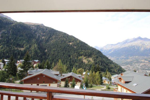 Urlaub in den Bergen 2-Zimmer-Holzhütte für 6 Personen (J22) - Chalets d'Arrondaz - Valfréjus - Terrasse