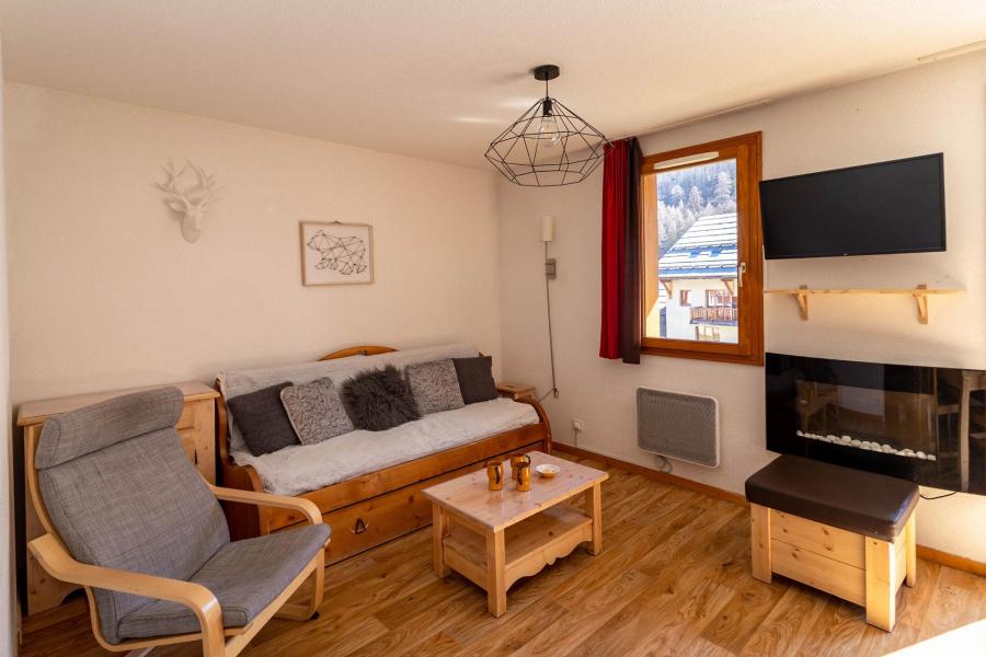 Vakantie in de bergen Appartement duplex 3 kamers 10 personen (216) - Chalets de Bois Méan A - Les Orres - Woonkamer