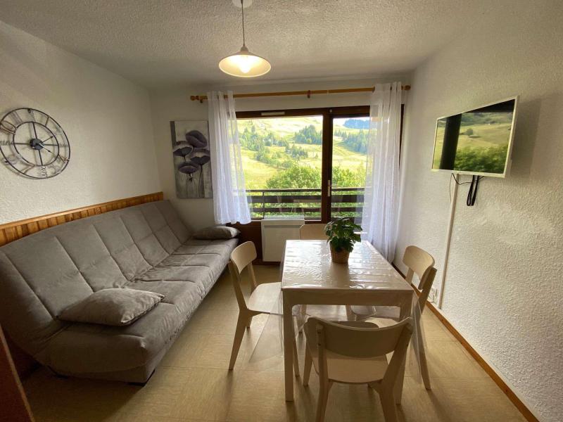 Vacanze in montagna Monolocale con alcova per 4 persone (016) - Chalets de Lessy - Le Grand Bornand - Soggiorno