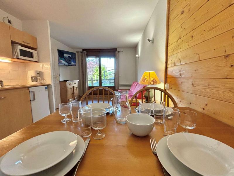 Vakantie in de bergen Appartement 2 kamers 4 personen (B8H) - Chalets des Evettes - Flumet - Woonkamer