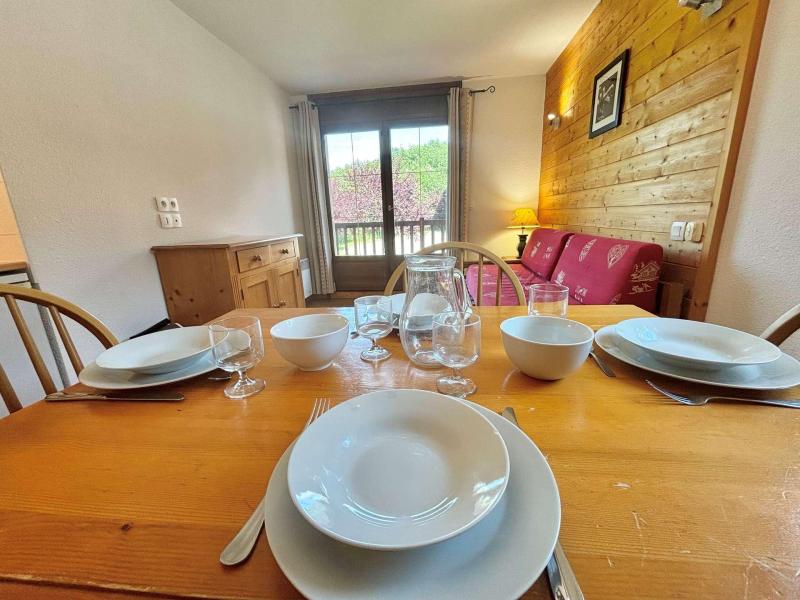 Vakantie in de bergen Appartement 2 kamers 4 personen (C19H) - Chalets des Evettes - Flumet - Woonkamer