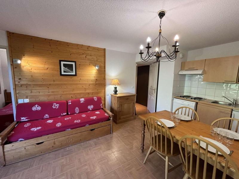 Vakantie in de bergen Appartement 3 kamers 6 personen (120-A2H) - Chalets des Evettes - Flumet - Woonkamer