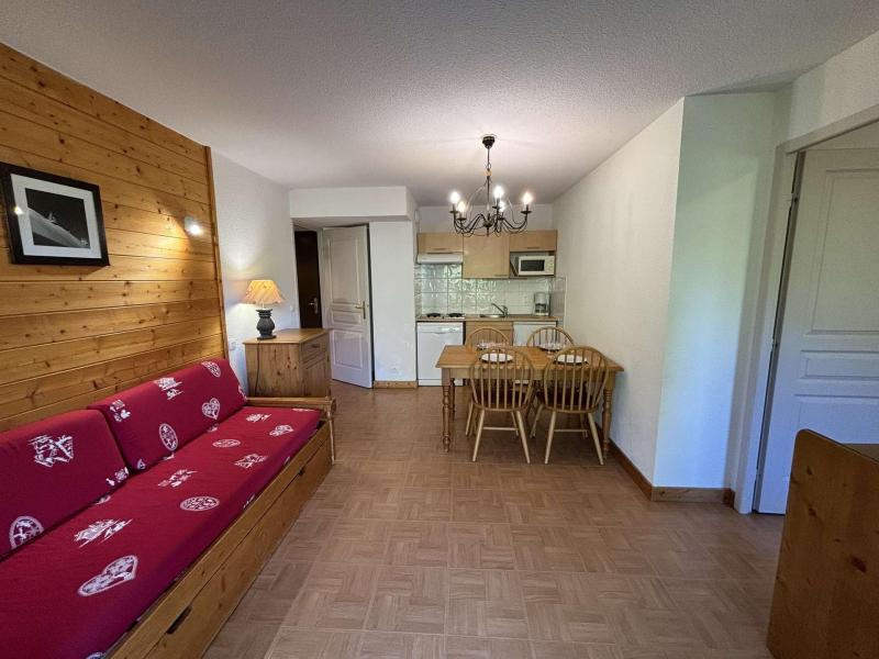 Vakantie in de bergen Appartement 3 kamers 6 personen (120-A2H) - Chalets des Evettes - Flumet - Woonkamer