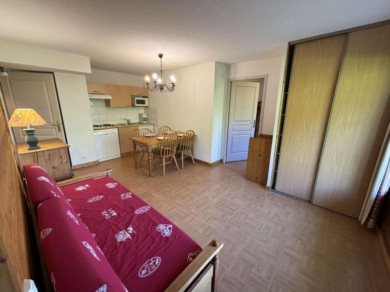 Vakantie in de bergen Appartement 3 kamers 6 personen (120-A2H) - Chalets des Evettes - Flumet - Woonkamer