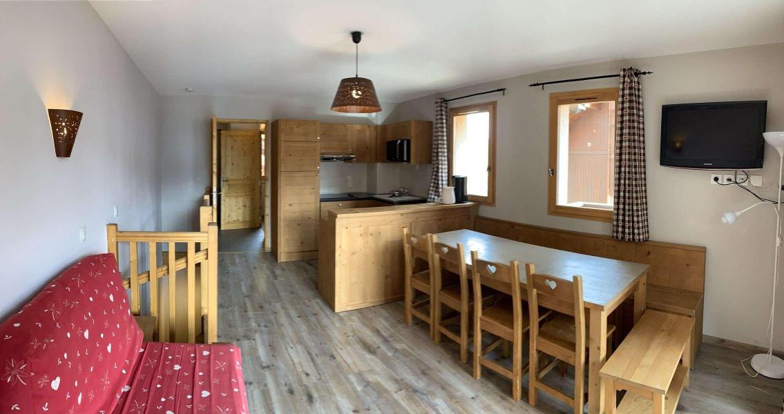 Vakantie in de bergen Chalets des Rennes - Vars - Woonkamer