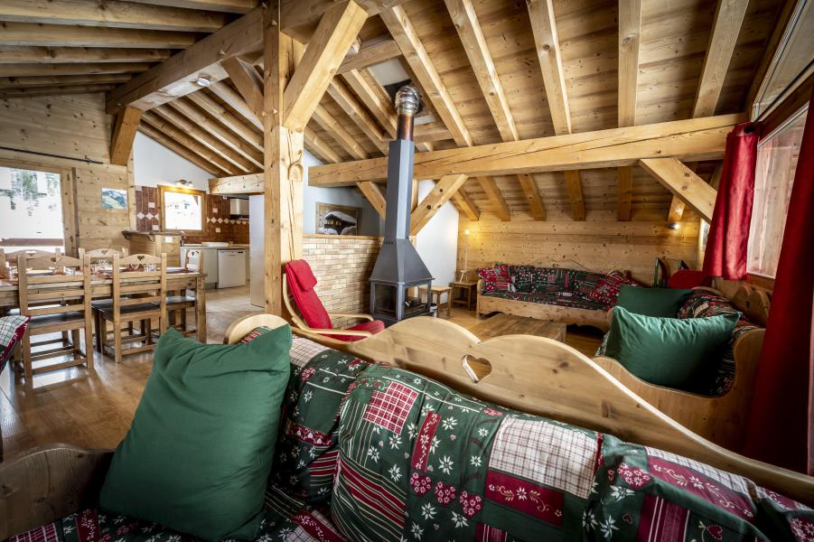 Urlaub in den Bergen Benachbartes Triplex Haus 8 Zimmer 15 Menschen (Pierra Menta 2) - Chalets du Cocoon - La Plagne - Einfache Klappschlafcouch